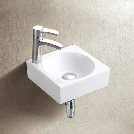 Pellston Vitreous China Wall-Mount Bathroom Sink