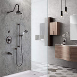 Pendleton Pressure Balance Shower System with Shower Head, Hand Shower and Tub Spout