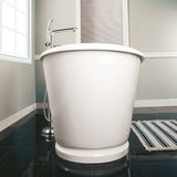 Pitkin Cast Iron Skirted Bateau Tub