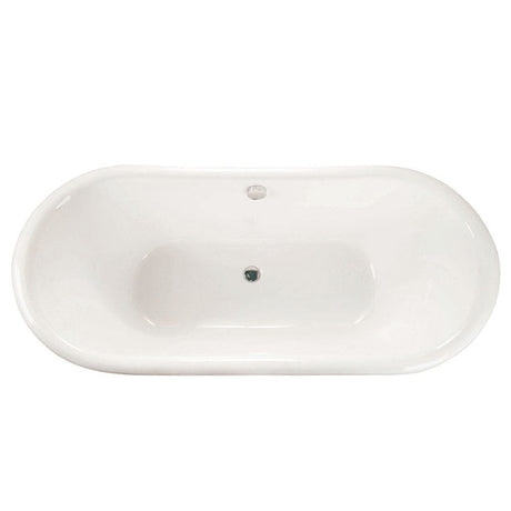 Pitkin Cast Iron Skirted Bateau Tub