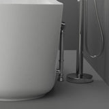 Pitkin Cast Iron Skirted Bateau Tub