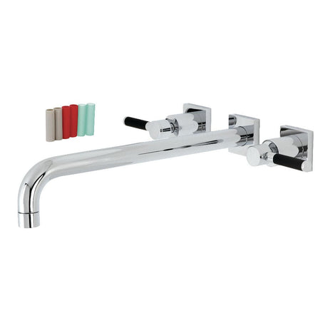 Rappenep Bathroom Wall-Mount Roman Tub Faucet