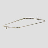 Rectangular Solid Brass Shower Rod