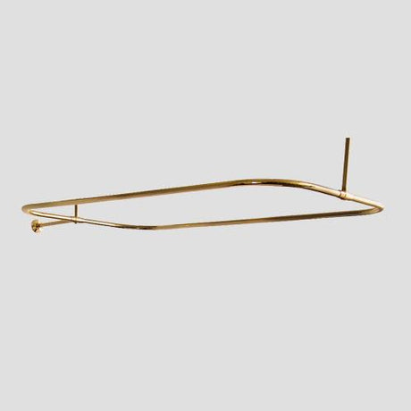 Rectangular Solid Brass Shower Rod
