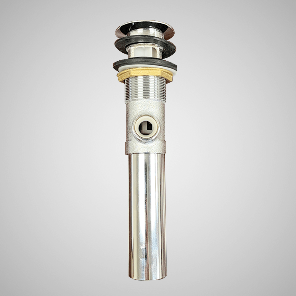 Replacement Bathroom Sink Drain Assembly with Lift Rod