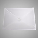 Saginaw Vitreous China Rectangular Vessel Sink