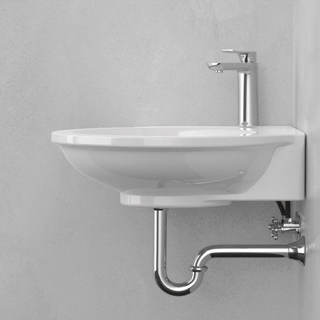 Santee Vitreous China Corner Wall-Mount Sink
