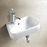 Saranac Vitreous China Wall-Mount Bathroom Sink
