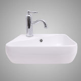 Saranac Vitreous China Wall-Mount Bathroom Sink