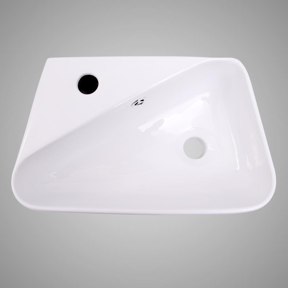 Saranac Vitreous China Wall-Mount Bathroom Sink