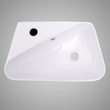 Saranac Vitreous China Wall-Mount Bathroom Sink