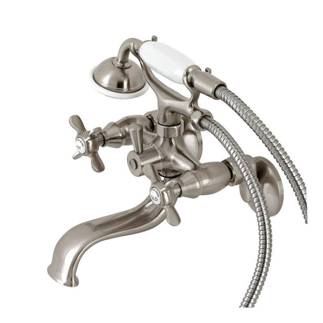 Serzer Wall-Mount Tub Faucet with Hand Shower