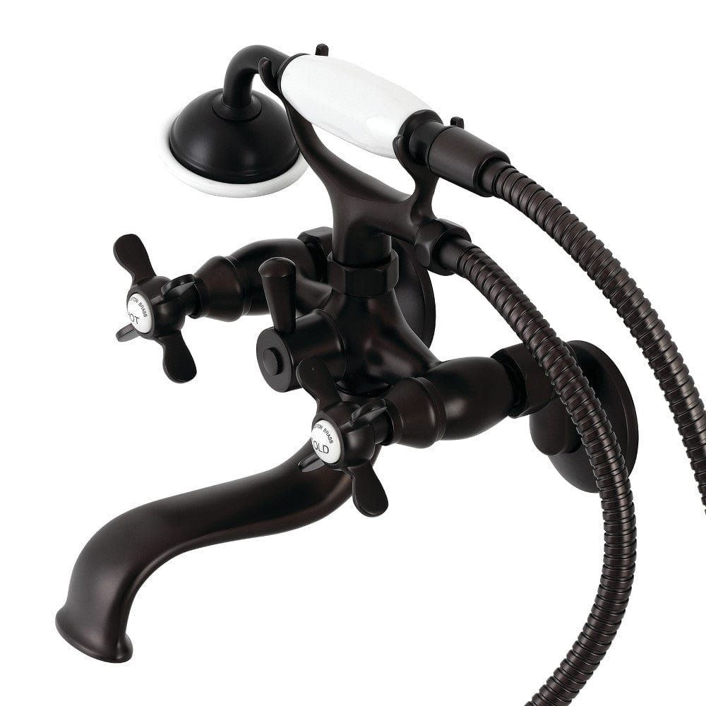 Serzer Wall-Mount Tub Faucet with Hand Shower