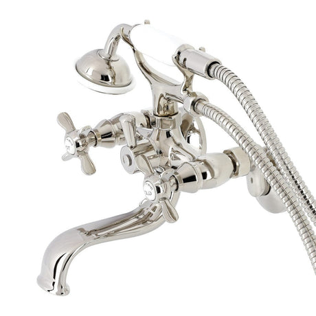 Serzer Wall-Mount Tub Faucet with Hand Shower