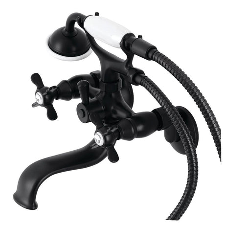 Serzer Wall-Mount Tub Faucet with Hand Shower