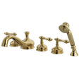 Sezenper Roman Tub Faucet with Hand Shower