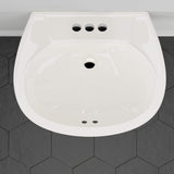 Solon 100 Vitreous China Pedestal Sink