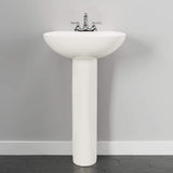 Solon 100 Vitreous China Pedestal Sink