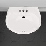 Solon 200 Vitreous China Pedestal Sink