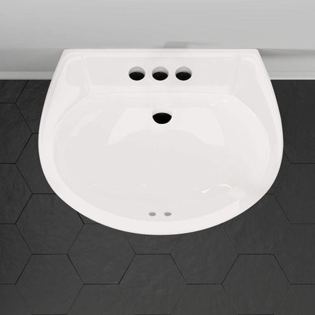 Solon 200 Vitreous China Pedestal Sink