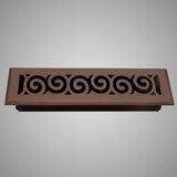 Spiral Solid Brass Floor Register
