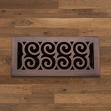 Spiral Solid Brass Floor Register