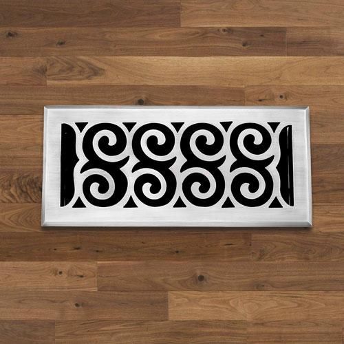 Spiral Solid Brass Floor Register