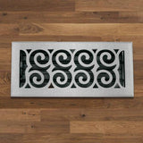 Spiral Solid Brass Floor Register