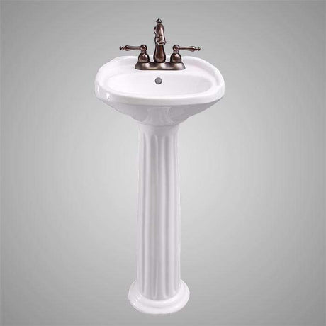 Stanfield Vitreous China Pedestal Sink - Small
