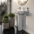 Starnesta Vitreous China Pedestal Sink