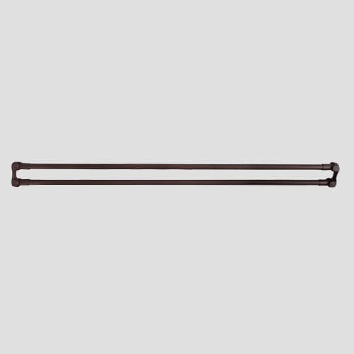 Straight Double Solid Brass Shower Rod
