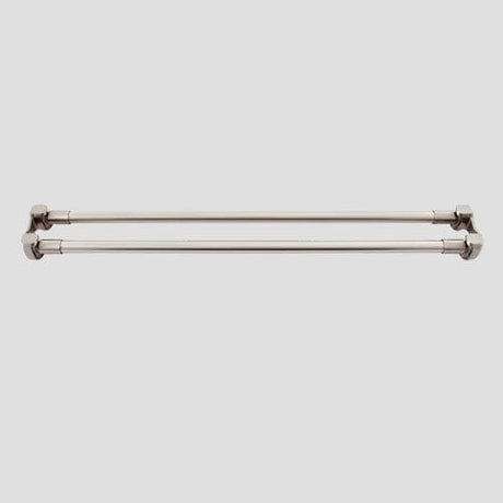 Straight Double Solid Brass Shower Rod