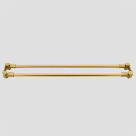 Straight Double Solid Brass Shower Rod