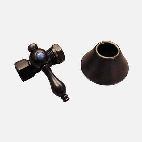 Straight Stop and Flange - 1/2" FIP x 1/2" OD Compression