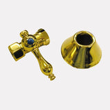 Straight Stop and Flange - 1/2" FIP x 1/2" OD Compression