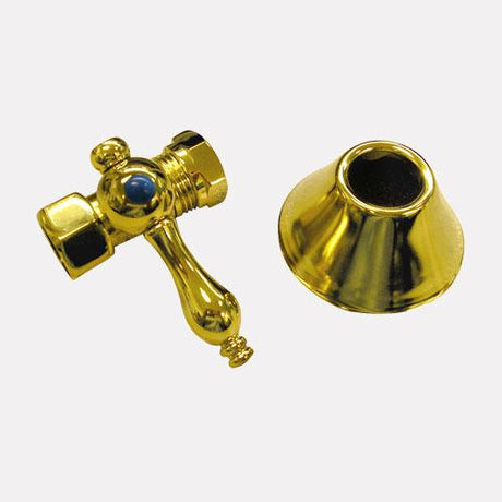 Straight Stop and Flange - 1/2" FIP x 1/2" OD Compression