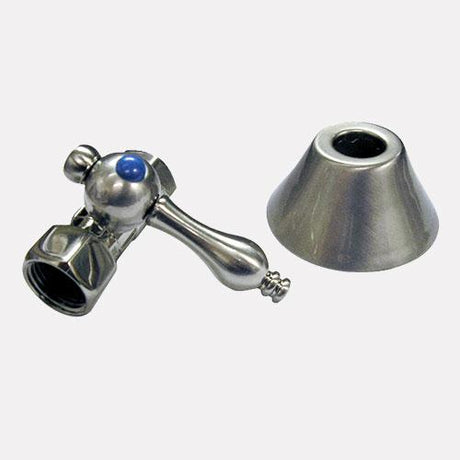 Straight Stop and Flange - 5/8" OD Compression x 1/2" OD Compression