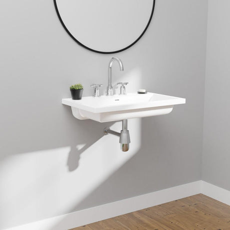 Sylvania 100 Vitreous China Wall-Mount Sink