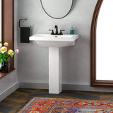 Sylvania 200 Vitreous China Pedestal Sink