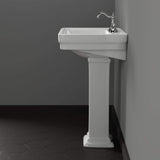 Tifton 100 Vitreous China Pedestal Sink