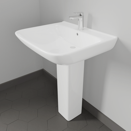 Timberon 300 Vitreous China Pedestal Sink