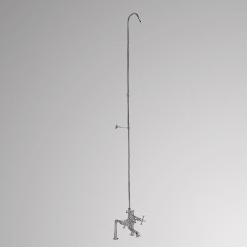 Traditional Deck-Mount Tub Faucet and Riser