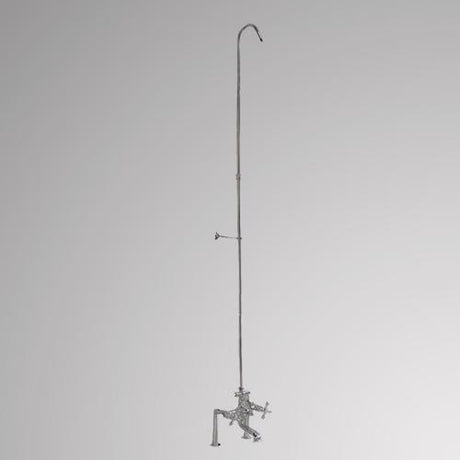 Traditional Deck-Mount Tub Faucet and Riser