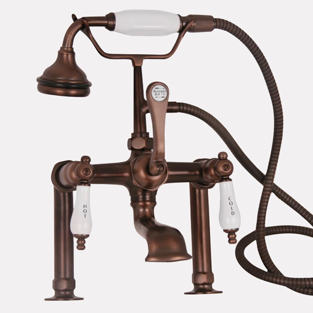 Classical Deck-Mount Tub Faucet with Hand Shower