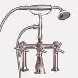 Authentic Deck-Mount Tub Faucet with Hand Shower