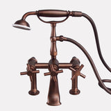 Authentic Deck-Mount Tub Faucet with Hand Shower