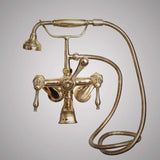 Traditional Wall-Mount Tub Faucet with Hand Shower