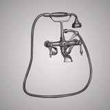 Traditional Wall-Mount Tub Faucet with Hand Shower