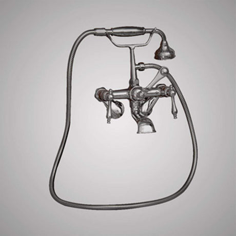 Traditional Wall-Mount Tub Faucet with Hand Shower