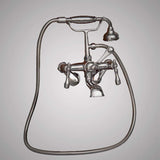 Traditional Wall-Mount Tub Faucet with Hand Shower